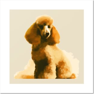 Poodle Watercolor - Gift For Dog Lovers Posters and Art